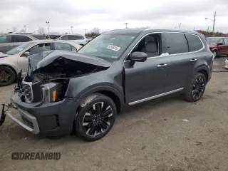 2023 Kia Telluride SX z VIN 5XYP54GC6PG380134, wystawiony jako Copart lot #82046514 z przebiegiem 17 720 mil mil oraz Szkoda całkowita • Salvage title. Historia ofert i sprzedaży dostępna na DreamBid. Obrazek 1.