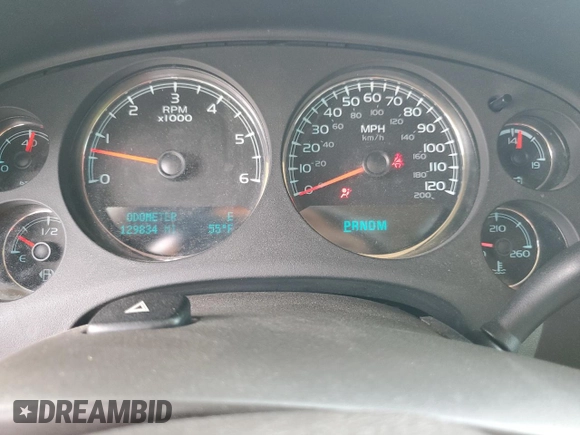 2011 GMC Yukon Denali with VIN 1GKS1EEFXBR313625, listed as a Copart auction lot 72634294 with 129,834 mi miles and Salvage Title. Bid and sale history available at carsss.com. Image 9.