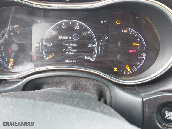 2014 Jeep Grand Cherokee Laredo with VIN 1C4RJFAG6EC416904, listed as a IAAI auction lot 41846605 with 108,757 mi miles. Bid and sale history available at carsss.com. Image 7.