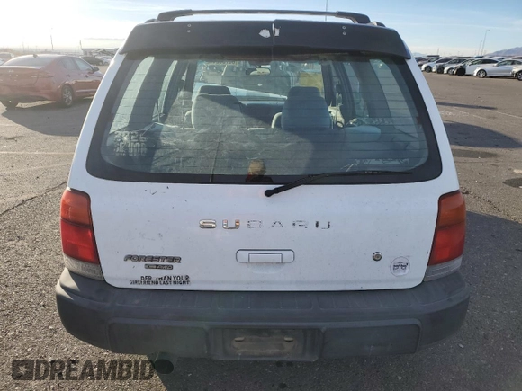 1999 Subaru Forester L with VIN JF1SF635XXH741226, listed as a Copart auction lot 86736214 with 287,417 mi miles and Salvage Title. Bid and sale history available at carsss.com. Image 6.