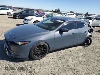 2022 Mazda Mazda3 Hatchback Premium with VIN JM1BPAML3N1501092, listed as a Copart auction lot 48349425 with 50,485 mi miles and Salvage Title. Bid and sale history available at carsss.com. Image 1.