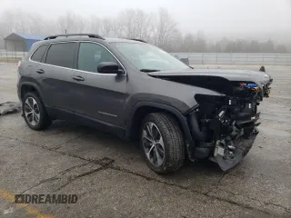 2022 Jeep Cherokee Limited with VIN 1C4PJMDX4ND503248, listed as a Copart auction lot 42770205 with 18,142 mi miles and Salvage Title. Bid and sale history available at DreamBid. Image 4.