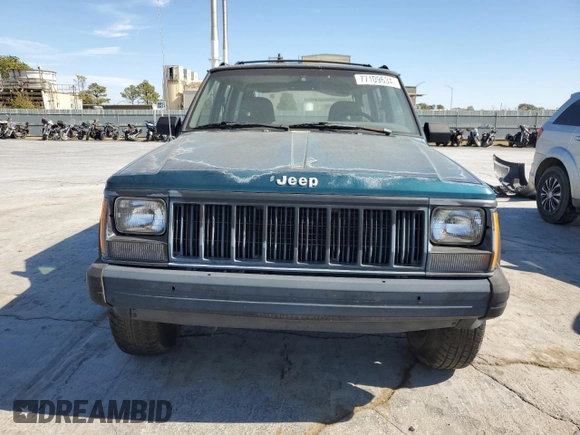 1996 Jeep Cherokee Sport with VIN 1J4FJ68S3TL257912, listed as a Copart auction lot 77109634 with 53,841 mi miles and Clean Title. Bid and sale history available at carsss.com. Image 5.