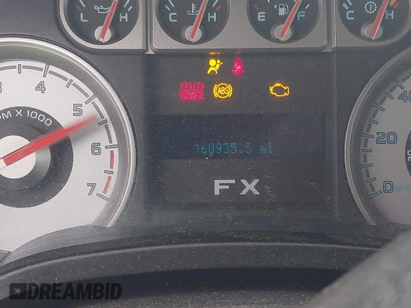 2010 Ford F-150 XL with VIN 1FTFW1EV5AFC01572, listed as a IAAI auction lot 41954598 with 160,935 mi miles. Bid and sale history available at carsss.com. Image 7.