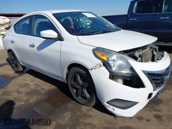 2016 Nissan Versa S Plus with VIN 3N1CN7AP1GL891936, listed as a IAAI auction lot 41363263 with 138,312 mi miles. Bid and sale history available at carsss.com. Image 1.