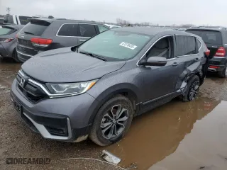 2022 Honda CR-V EX with VIN 2HKRW2H56NH634327, listed as a Copart auction lot 47570435 with 39,946 mi miles and Salvage Title. Bid and sale history available at carsss.com. Image 1.