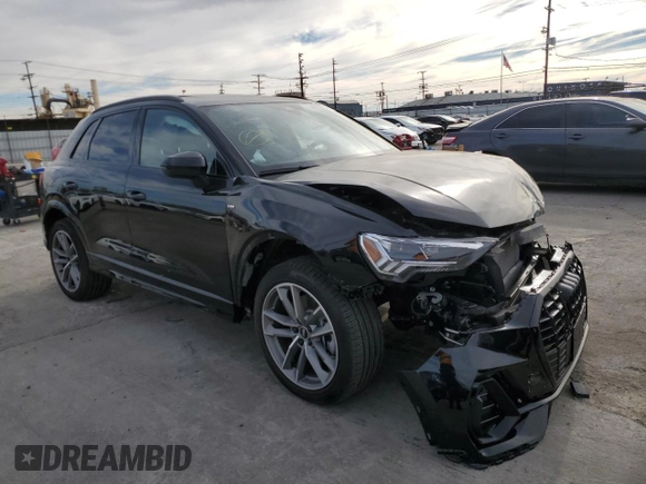 2022 Audi Q3 S line Premium Plus with VIN WA1EECF38N1069069, listed as a Copart auction lot 67307612 with 4,247 mi miles. Bid and sale history available at carsss.com. Image 1.