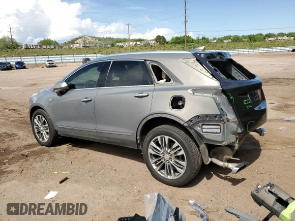 2018 Cadillac XT5 Premium Luxury AWD with VIN 1GYKNFRS2JZ133531, listed as a Copart auction lot 57814925 with 87,998 mi miles and Salvage title. Bid and sale history available at DreamBid. Image 2.