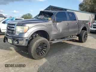 2013 Ford F-150 XL with VIN 1FTFW1ET1DKG19931, listed as a Copart auction lot 51185555 with Not Provided miles and Salvage Title. Bid and sale history available at carsss.com. Image 1.