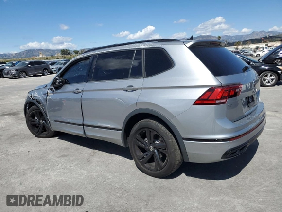 2024 Volkswagen Tiguan SE R-Line Black with VIN 3VVCB7AX1RM027893, listed as a Copart auction lot 51351375 with 25,296 mi miles and Salvage title. Bid and sale history available at DreamBid. Image 2.