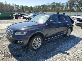 2016 Audi Q5 Premium with VIN WA1C2AFP3GA015107, listed as a Copart auction lot 48521955 with 161,087 mi miles and Salvage Title. Bid and sale history available at carsss.com. Image 1.