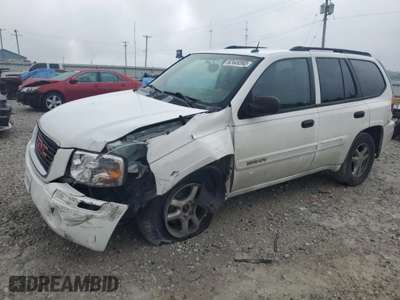 2005 GMC Envoy SLE with VIN 1GKDT13S252165382, listed as a Copart auction lot 62449393 with 199,563 mi miles and Non Repairable. Bid and sale history available at carsss.com. Image 1.