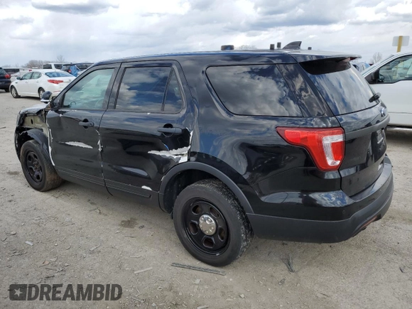 2017 Ford Police Interceptor Utility z VIN 1FM5K8AR4HGC34636, wystawiony jako Copart lot #50715995 z przebiegiem 68 550 mil mil oraz Szkoda całkowita • Salvage title. Historia ofert i sprzedaży dostępna na DreamBid. Obrazek 2.