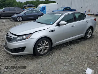 2013 Kia Optima EX with VIN 5XXGN4A76DG148385, listed as a Copart auction lot 62266245 with 214,212 mi miles and Salvage title. Bid and sale history available at DreamBid. Image 1.