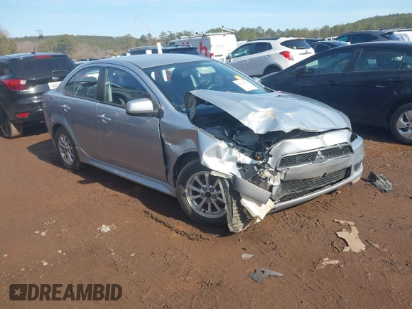 2012 Mitsubishi Lancer ES with VIN JA32U2FU0CU032137, listed as a IAAI auction lot 41435033 with 177,811 mi miles. Bid and sale history available at carsss.com. Image 1.