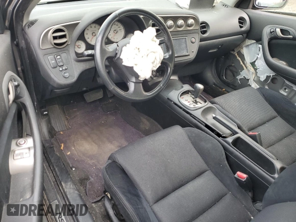 2006 Acura RSX with VIN JH4DC54856S800357, listed as a Copart auction lot 75725934 with Not Provided miles and Salvage Title. Bid and sale history available at carsss.com. Image 8.
