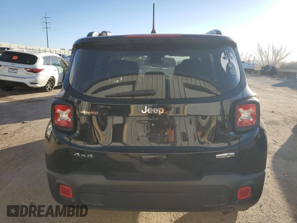 2020 Jeep Renegade Latitude with VIN ZACNJBBB5LPL39622, listed as a Copart auction lot 85088424 with 39,132 mi miles and Salvage Title. Bid and sale history available at carsss.com. Image 6.