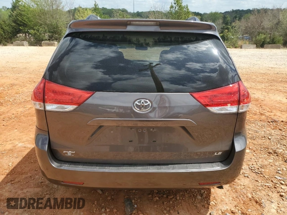 2013 Toyota Sienna LE AAS with VIN 5TDKK3DC6DS292667, listed as a Copart auction lot 51962755 with 223,639 mi miles and Salvage Title. Bid and sale history available at carsss.com. Image 6.