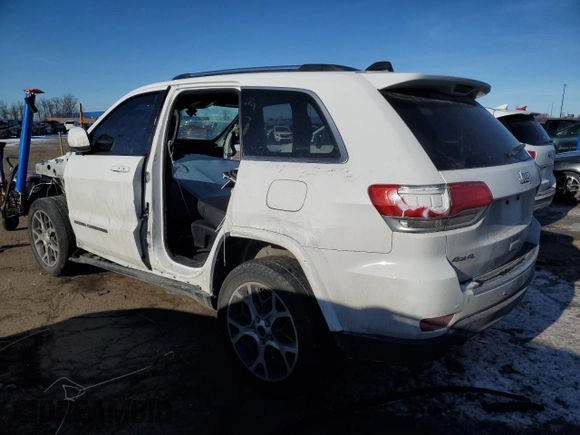 2018 Jeep Grand Cherokee Sterling Edition with VIN 1C4RJFBG4JC279986, listed as a Copart auction lot 42224655 with 0 mi miles and Salvage Title. Bid and sale history available at carsss.com. Image 2.