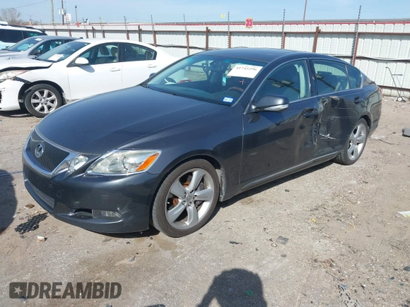 2008 Lexus GS 350 with VIN JTHBE96S280029162, listed as a IAAI auction lot 41745296 with 195,607 mi miles. Bid and sale history available at carsss.com. Image 17.