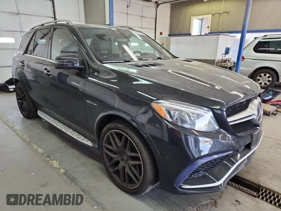 2017 Mercedes-Benz GLE 63 S AMG with VIN 4JGDA7FB4HA859545, listed as a Copart auction lot 60029485 with 65,941 mi miles and Salvage title. Bid and sale history available at DreamBid. Image 4.