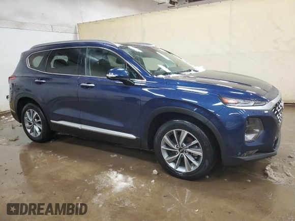 2019 Hyundai Santa Fe Ultimate with VIN 5NMS5CAD7KH075911, listed as a Copart auction lot 83766084 with 36,629 mi miles and Non Repairable. Bid and sale history available at carsss.com. Image 4.