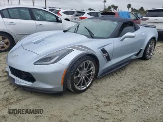2017 Chevrolet Corvette Grand Sport 2LT with VIN 1G1YY3D7XH5103387, listed as a Copart auction lot 74677294 with 9,266 mi miles and Non Repairable. Bid and sale history available at carsss.com. Image 1.