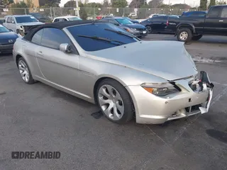 2004 BMW 6 Series 645Ci with VIN WBAEK73414B260034, listed as a IAAI auction lot 41433135 with 93,383 mi miles. Bid and sale history available at carsss.com. Image 1.