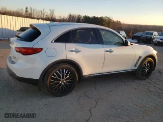 2012 Infiniti FX35 with VIN JN8AS1MW3CM152584, listed as a Copart auction lot 88191955 with 99,505 mi miles and Salvage Title. Bid and sale history available at carsss.com. Image 3.