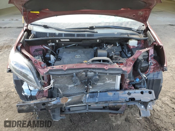 2015 Toyota Sienna SE with VIN 5TDXK3DC9FS565674, listed as a Copart auction lot 81254394 with 56,502 mi miles and Salvage Title. Bid and sale history available at DreamBid. Image 12.