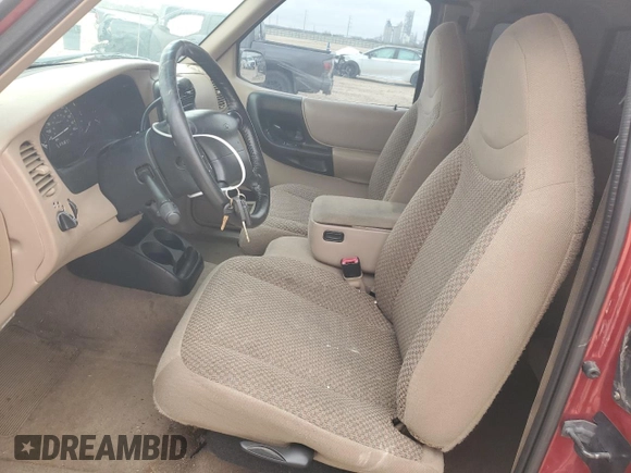 1999 Ford Ranger XL with VIN 1FTYR14V8XPA16341, listed as a Copart auction lot 45297565 with 134,547 mi miles and Salvage Title. Bid and sale history available at carsss.com. Image 7.