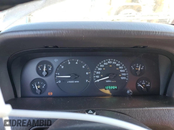 1999 Jeep Grand Cherokee Limited with VIN 1J4GW68N9XC743436, listed as a Copart auction lot 86803524 with 129,204 mi miles and Clean Title. Bid and sale history available at carsss.com. Image 9.