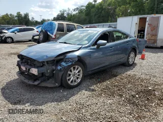 2015 Mazda 6 i Sport with VIN JM1GJ1U62F1176499, listed as a Copart auction lot 55613035 with 114,009 mi miles and Salvage Title. Bid and sale history available at DreamBid. Image 1.