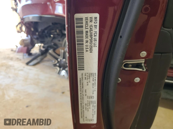 2024 Jeep Wagoneer Series II with VIN 1C4SJVBP5RS125624, listed as a Copart auction lot 47081885 with 25,080 mi miles and Salvage title. Bid and sale history available at DreamBid. Image 13.