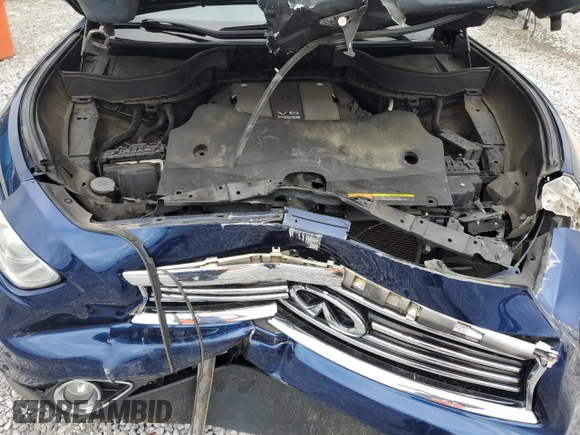 2016 Infiniti QX70 with VIN JN8CS1MU0GM671928, listed as a Copart auction lot 54887775 with 163,054 mi miles and Salvage title. Bid and sale history available at DreamBid. Image 12.