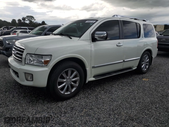 2008 Infiniti QX56 with VIN 5N3AA08C78N912495, listed as a Copart auction lot 74053114 with 140,944 mi miles and Non Repairable. Bid and sale history available at carsss.com. Image 1.