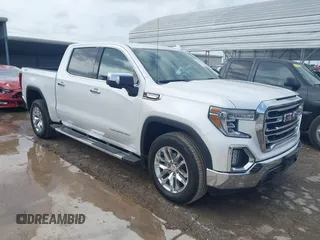 2019 GMC Sierra 1500 SLT z VIN 1GTU9DED1KZ193901, wystawiony jako IAAI lot #42096613 z przebiegiem 97 989 mil mil oraz . Historia ofert i sprzedaży dostępna na DreamBid. Obrazek 1.