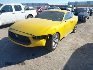 2024 Ford Mustang EcoBoost with VIN 1FA6P8TH4R5132190, listed as a IAAI auction lot 41390659 with 25,873 mi miles and . Bid and sale history available at DreamBid. Image 21.