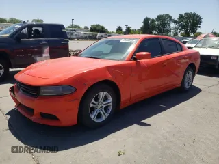 2020 Dodge Charger SXT with VIN 2C3CDXBG5LH119445, listed as a Copart auction lot 57844855 with 74,717 mi miles and Salvage title. Bid and sale history available at DreamBid. Image 1.