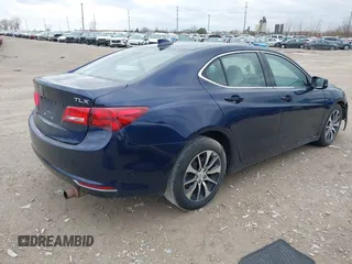 2017 Acura TLX w/Technology Pkg with VIN 19UUB1F51HA003548, listed as a IAAI auction lot 41843968 with 72,902 mi miles. Bid and sale history available at carsss.com. Image 4.