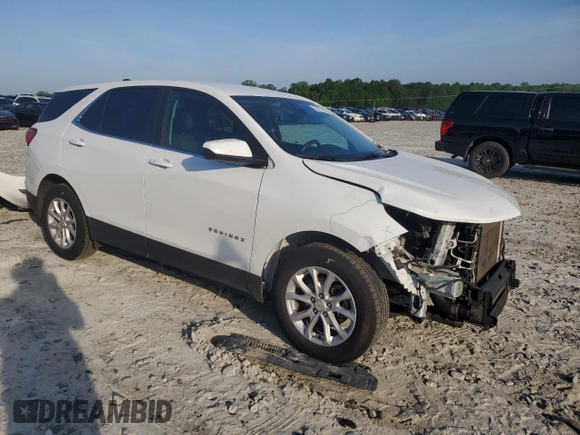 2021 Chevrolet Equinox LT with VIN 3GNAXKEV9MS161050, listed as a Copart auction lot 55270165 with 114,054 mi miles and Salvage title. Bid and sale history available at DreamBid. Image 4.