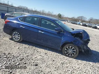 2019 Nissan Sentra SV with VIN 3N1AB7AP8KY413606, listed as a Copart auction lot 46512725 with 75,669 mi miles and Salvage Title. Bid and sale history available at DreamBid. Image 4.