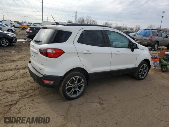 2018 Ford EcoSport SE with VIN MAJ6P1UL9JC238189, listed as a Copart auction lot 49892735 with 73,143 mi miles and Salvage Title. Bid and sale history available at carsss.com. Image 3.
