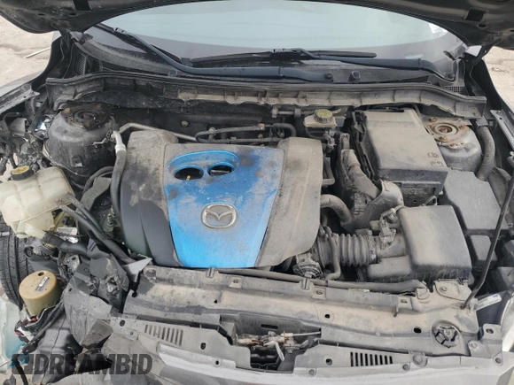 2013 Mazda 3 i Touring with VIN JM1BL1LPXD1833531, listed as a Copart auction lot 46881095 with 166,529 mi miles and Salvage Title. Bid and sale history available at carsss.com. Image 12.