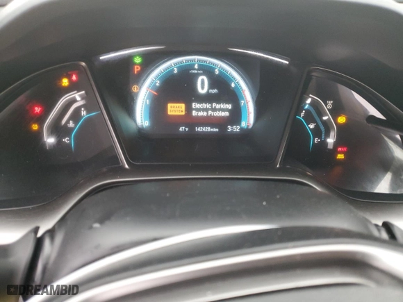 2017 Honda Civic Hatchback EX with VIN SHHFK7H54HU216541, listed as a Copart auction lot 45121895 with 142,428 mi miles and Salvage Title. Bid and sale history available at carsss.com. Image 9.
