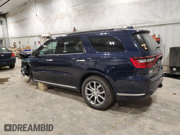 2017 Dodge Durango Citadel Platinum z VIN 1C4RDJEG8HC935543, wystawiony jako Copart lot #56959185 z przebiegiem 150 536 mil mil oraz Nie do naprawy • Non repairable. Historia ofert i sprzedaży dostępna na DreamBid. Obrazek 2.