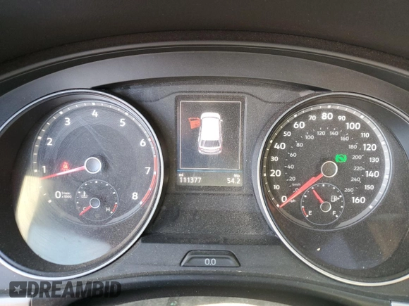 2019 Volkswagen Atlas SE with VIN 1V2WR2CA6KC559505, listed as a Copart auction lot 57183825 with 111,377 mi miles and Salvage title. Bid and sale history available at DreamBid. Image 9.