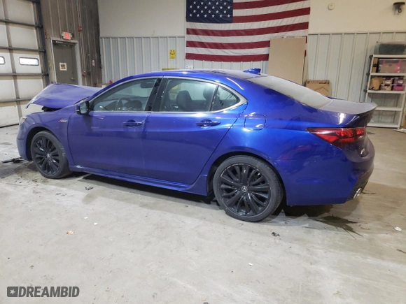 2018 Acura TLX w/A-SPEC Pkg with VIN 19UUB3F64JA002792, listed as a Copart auction lot 41369875 with 119,647 mi miles and Salvage Title. Bid and sale history available at carsss.com. Image 2.