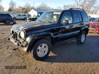 2004 Jeep Liberty Limited with VIN 1J4GL58K04W132469, listed as a Copart auction lot 43584965 with 133,307 mi miles and Salvage Title. Bid and sale history available at carsss.com. Image 1.