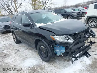 2018 Nissan Rogue S with VIN KNMAT2MV9JP588583, listed as a IAAI auction lot 41624360 with 136,733 mi miles. Bid and sale history available at carsss.com. Image 1.